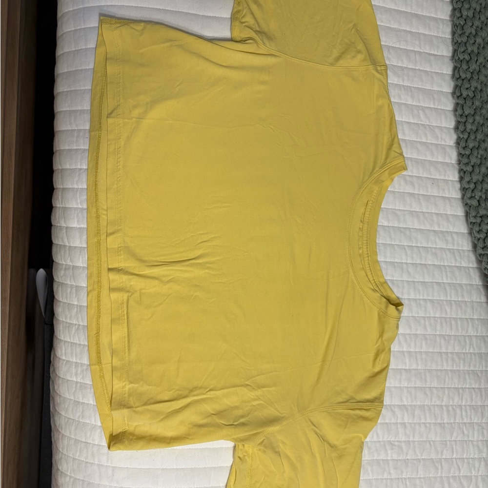 CRZ YOGA Yellow Crop Top